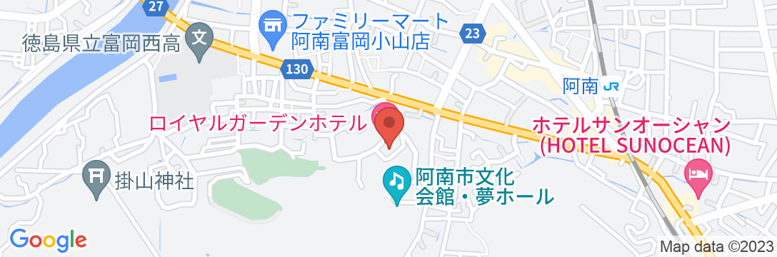 ロイヤルガーデンホテル<徳島県>の地図
