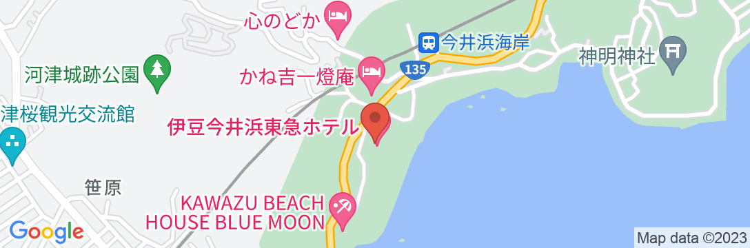東急バケーションズ伊豆今井浜の地図