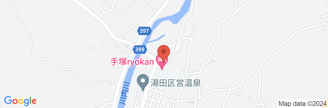 宮之城温泉 手塚ryokanの地図