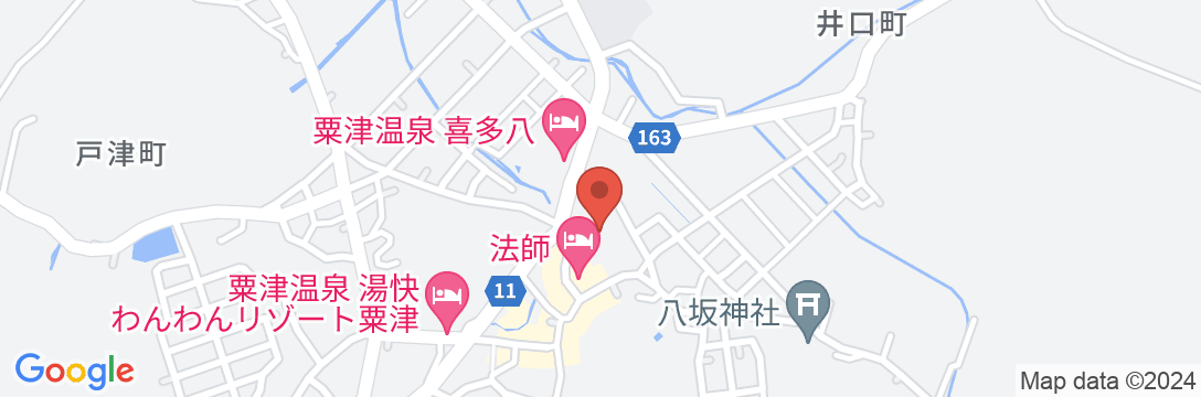 昭和湯治の宿 緑華苑の地図