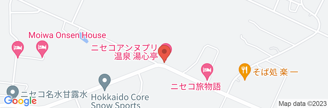 ニセコアンヌプリ温泉 湯心亭(ゆごころてい)の地図