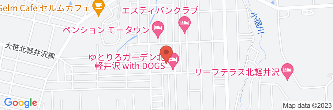 紀州鉄道軽井沢ホテル イーストウエスト館の地図