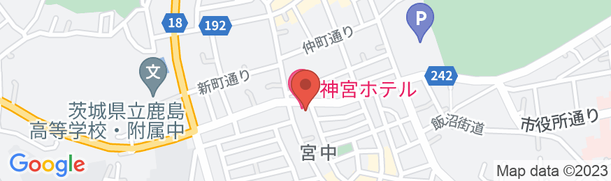 神宮ホテルの地図