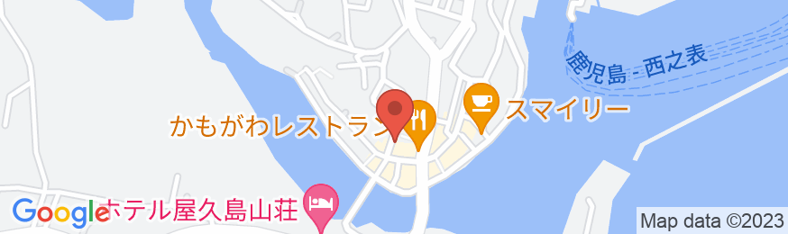素泊り民宿 やしま <屋久島>の地図