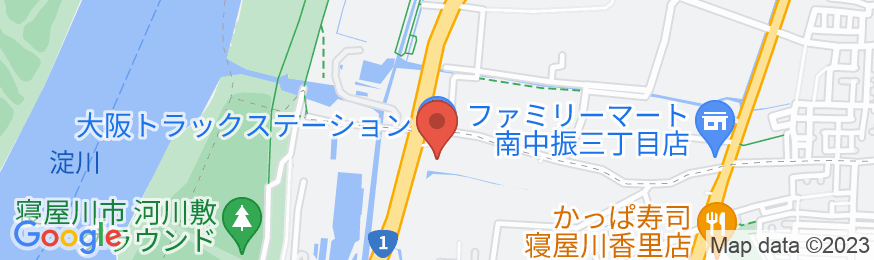 ゆにろーず大阪TS店の地図