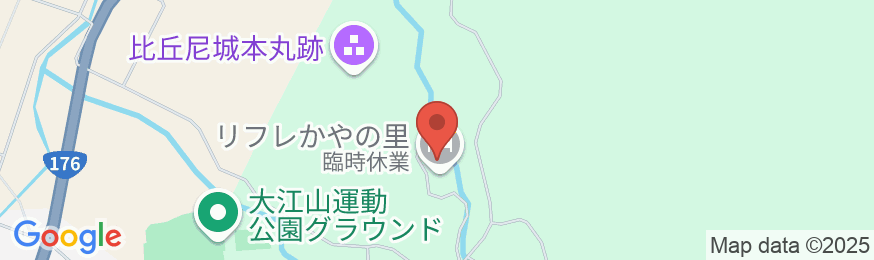 リフレかやの里の地図