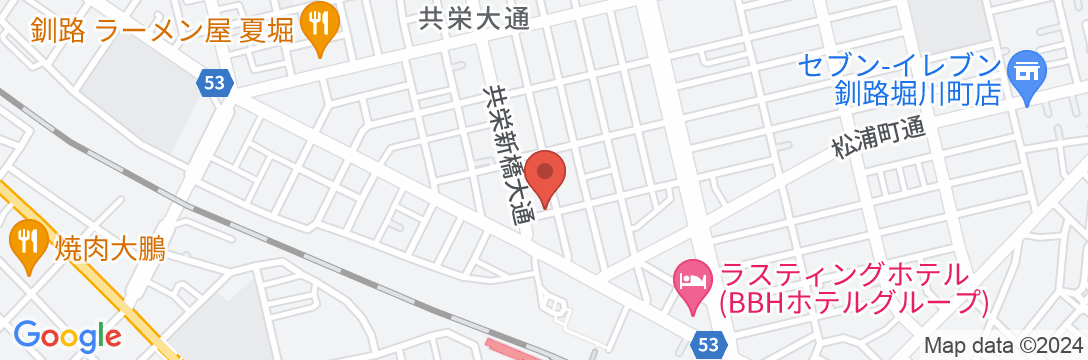 ビジネス旅館 富喜和荘の地図