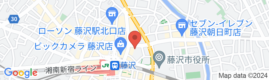 ホテルウィングインターナショナル湘南藤沢の地図