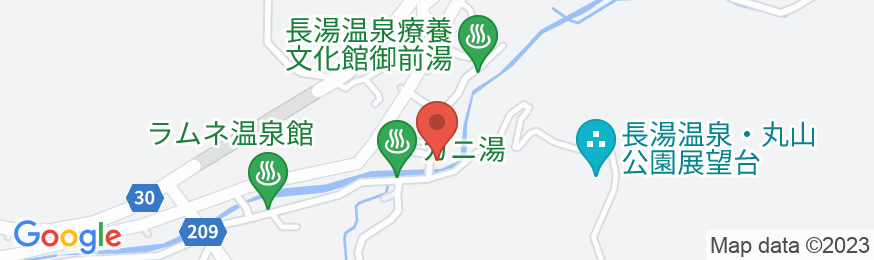 大丸旅館 別館 藤花楼の地図