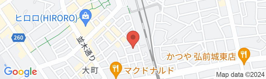 ビジネス旅館 晃荘の地図