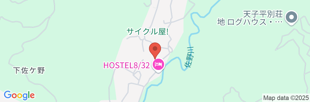 ふる里ペンション グランポルテの地図