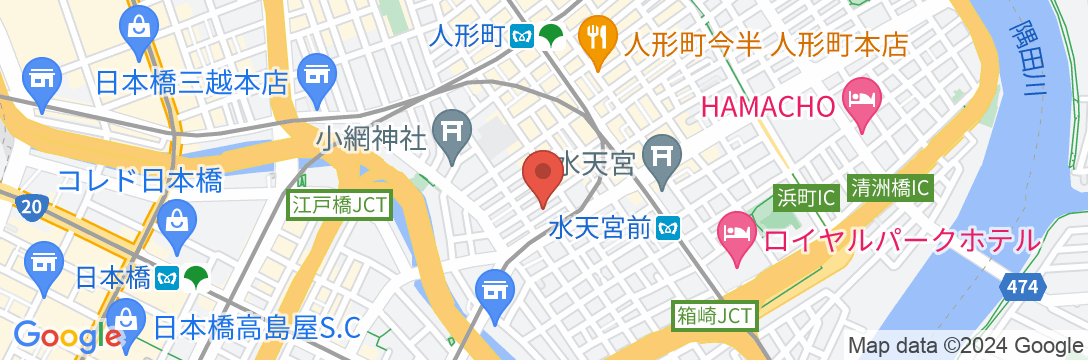 相鉄フレッサイン 日本橋人形町の地図