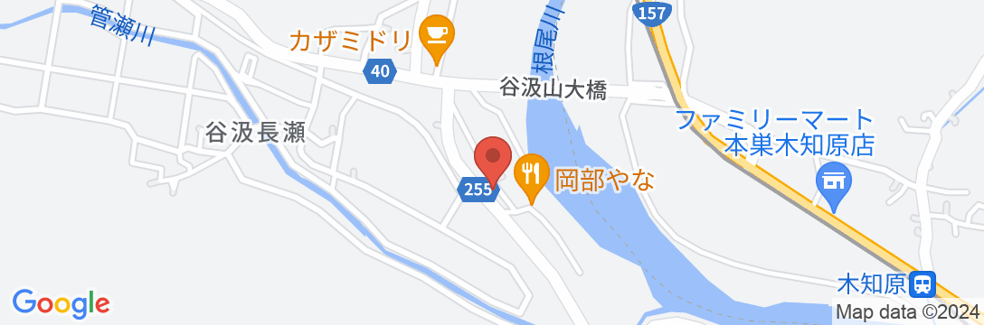料理旅館 濃秀館の地図