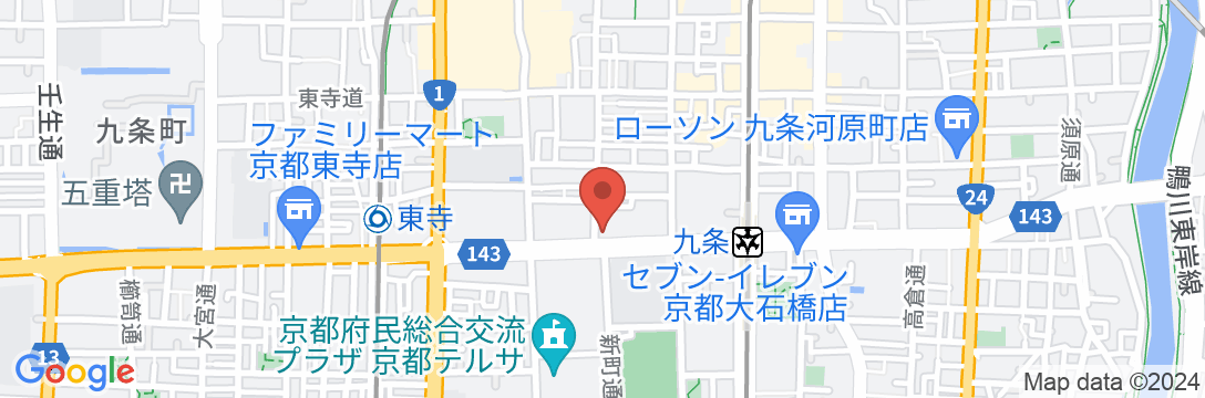 京都第一ホテルの地図