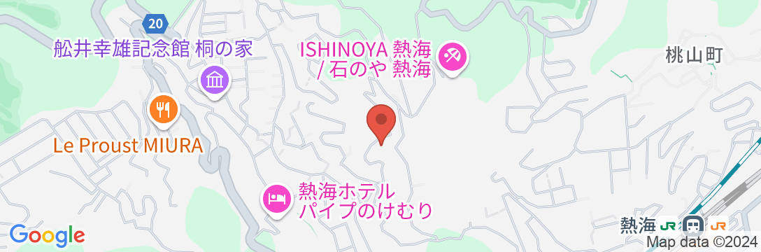 グリシーヌ熱海の地図