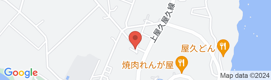 屋久島 コテージ くつろき <屋久島>の地図