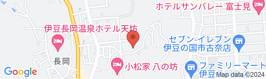 伊豆長岡金城館の地図