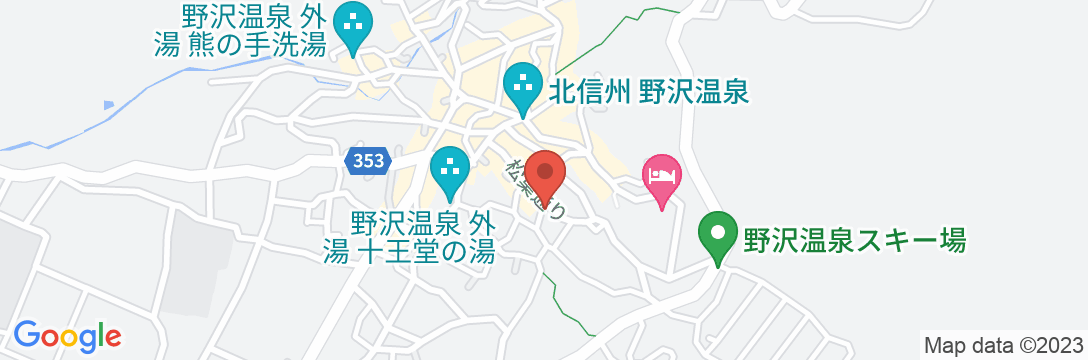 お宿 喜八館の地図