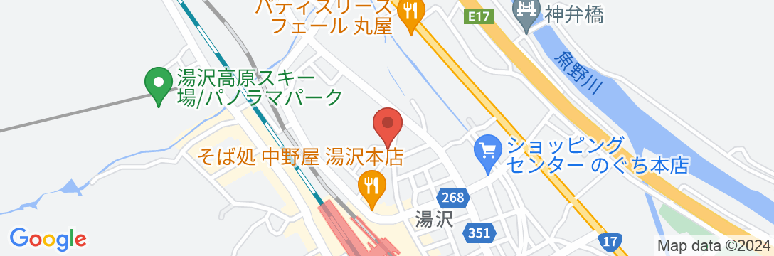 民宿中澤の地図