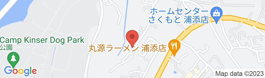 かふーわ 浦添の地図