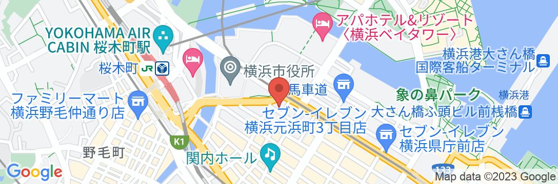 相鉄フレッサイン 横浜桜木町の地図