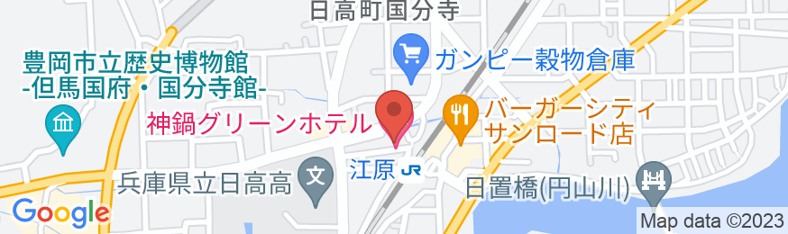 神鍋グリーンホテルの地図