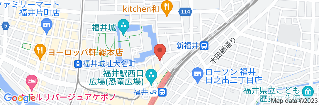 福井フェニックスホテルの地図