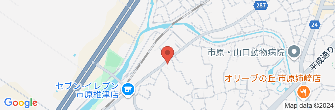 旅館 二葉の地図