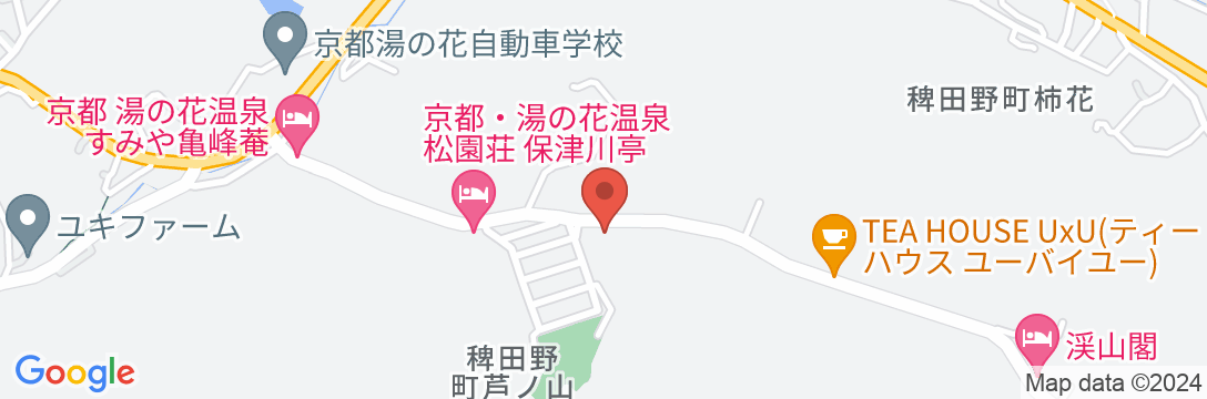 京YUNOHANA RESORT 翠泉の地図