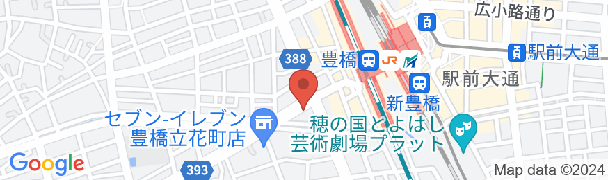 ニュー東洋ホテル1<豊橋駅西口前>の地図