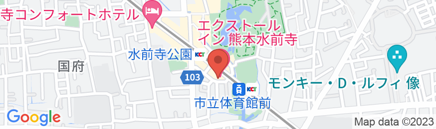 エクストールイン熊本水前寺の地図