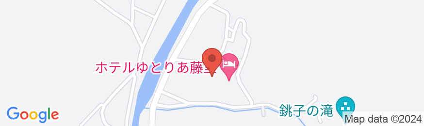 白神山地 ホテルゆとりあ藤里の地図