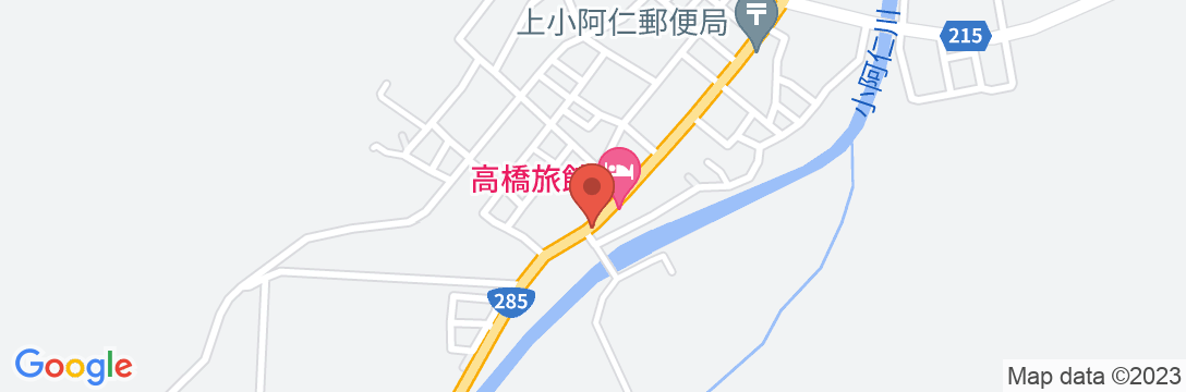 高橋旅館 <秋田県>の地図