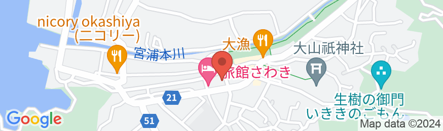 旅館 茶梅(Ryokan Chaume)の地図