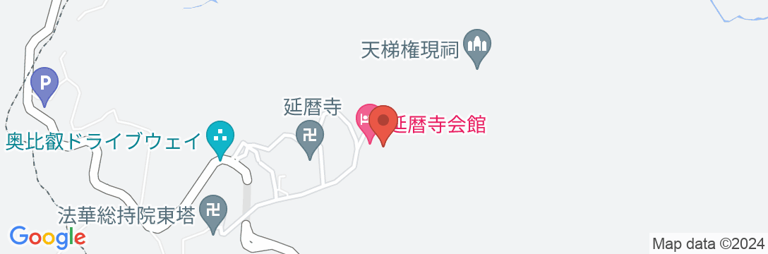 延暦寺会館の地図