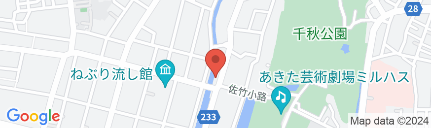 アパホテル〈秋田千秋公園〉の地図