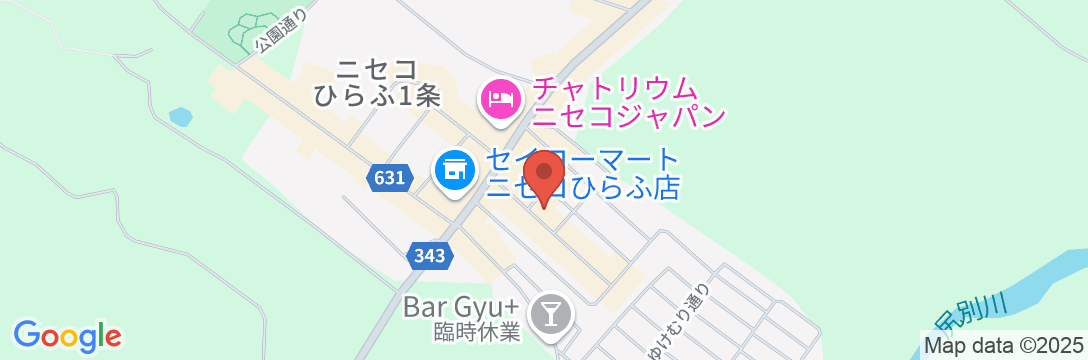 Akazoraの地図