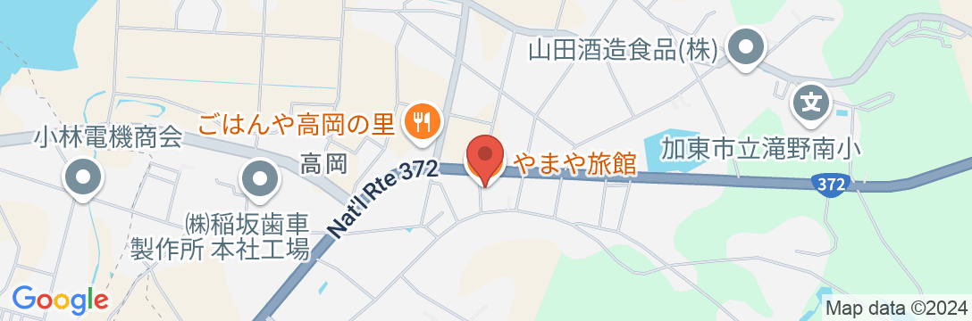 やまや旅館の地図