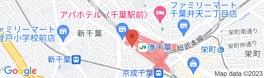 ホテルサンルート千葉の地図