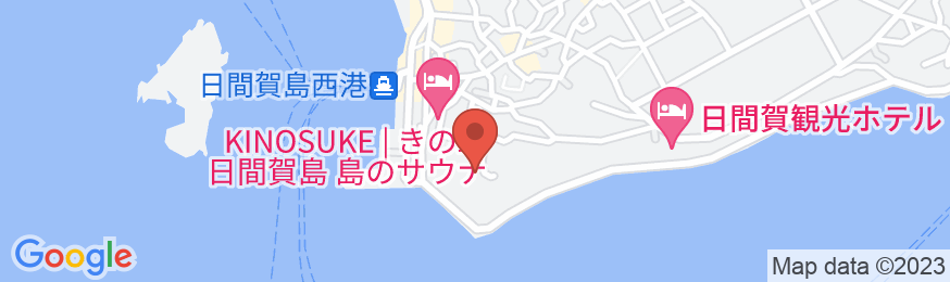 日間賀島 漁師宿 まる甚の地図