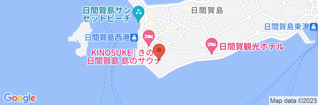 日間賀島 漁師宿 まる甚の地図