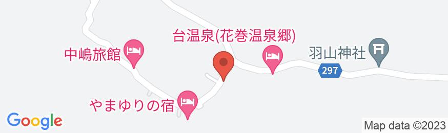 花巻・台温泉 心の湯宿 吉野屋旅館の地図