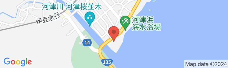 浜辺の旅亭 海遊亭の地図