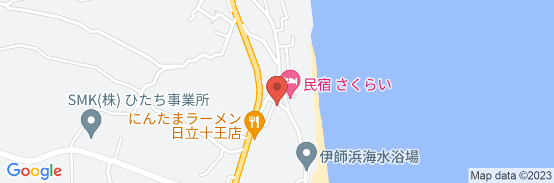 民宿千奈の地図