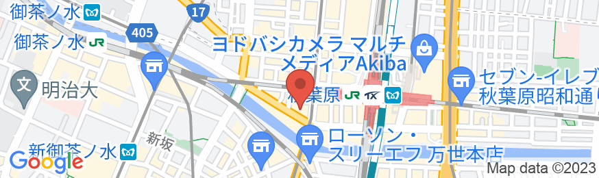 安心お宿 秋葉原電気街店の地図