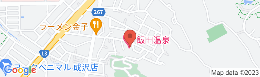 飯田温泉の地図