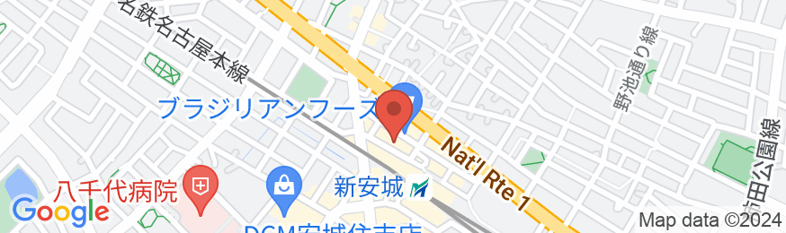 ホテルアベスト新安城駅前の地図
