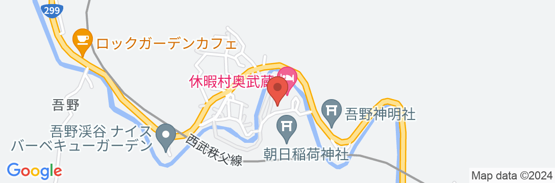 休暇村 奥武蔵の地図
