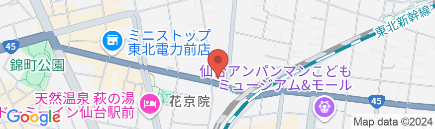 ホテルパーク仙台IIの地図