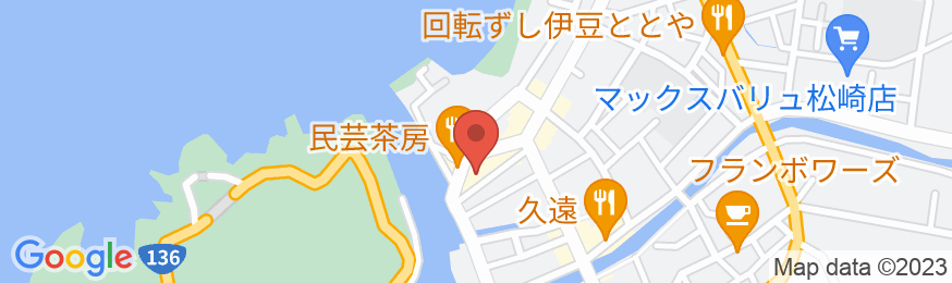 松崎温泉 豊崎ホテルの地図